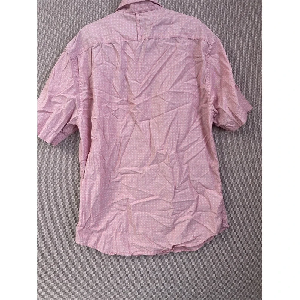 Banana Republic‎ Slim Fit Pink Print Shirt Boys Size XS